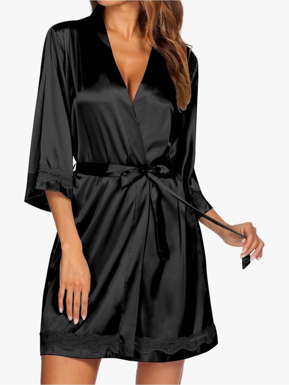 Silky Kimono Robe